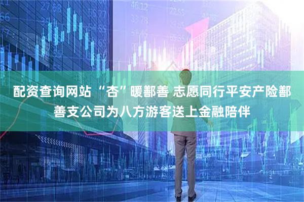 配资查询网站 “杏”暖鄯善 志愿同行平安产险鄯善支公司为八方游客送上金融陪伴